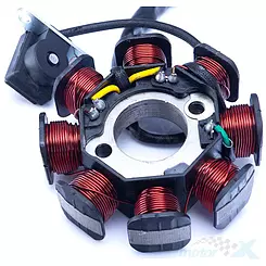 Stator iskrownik, stojan alternatora, 8 cewek Romet Pony Monster