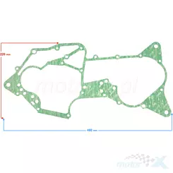 Uszczelka między kartery ATV Barton Discover 200