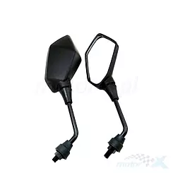 Lusterka komplet M10 gwint prawy + prawy Junak