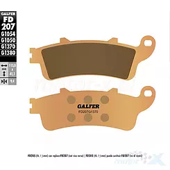 Klocki hamulcowe Galfer Sintered Street FD207G1370