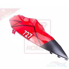 Osłona tylna górna prawa czerwona Romet 727BS