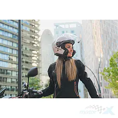Kask otwarty LS2 OF603 Infinity II Focus Matowy Szaro-Czerwony