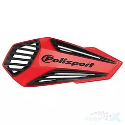 Osłony dłoni uniwersalne, handbary, czerowno czarne, MX AIR Polisport 8308400009