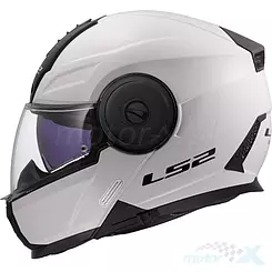 Kask szczękowy LS2 Scope II Solid Połysk Biały