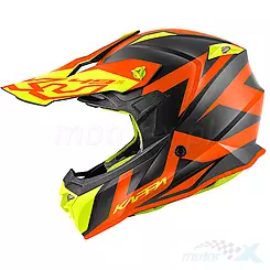 Kask offroad Kappa KV49 EVO Great Cross Black Matt - Orange