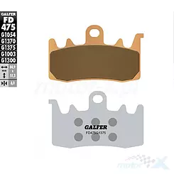 Klocki hamulcowe Galfer Sintered Sport FD475G1375