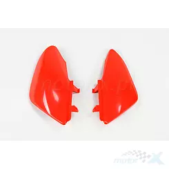 Osłony tylne górne komplet czerwony UFO Plast Honda CRF 50 04-