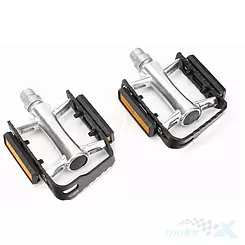 Pedały rowerowe, MTB, aluminiowe, oś CR-MO, 9/16", Romet, VP-172