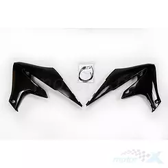 Osłony chłodnicy czarne UFO Plast Yamaha YZF / WRF 250-450
