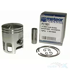 Tłok kompletny 40.75/12/26.00 50cc Meteor z oknami 1E40QMB/QMA 50 2T AC