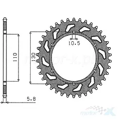 Zębatka tylna 520 41 teeth Sunstar (JTR486)