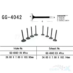 Zawór ssący Vesrah GG-4042-IN