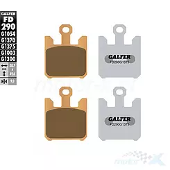 Klocki hamulcowe Galfer Sintered Sport FD290G1375