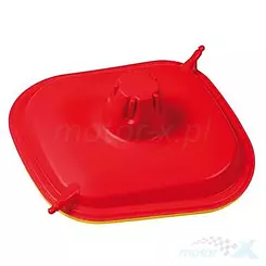 Pokrywa filtra powietrza, czerwono żółta, Racetech CPKTM016BL