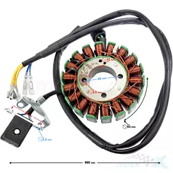 Stator iskrownik, stojan alternatora, Barton Street-R 125