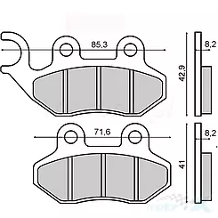 KLOCKI HAMULCOWE SinterED RMS 22 510 2753