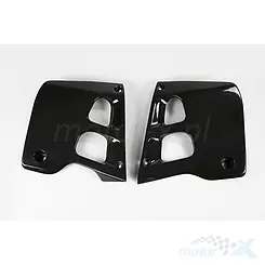 Osłony chłodnicy czarne UFO Plast Honda CR 125 / 250 90-92