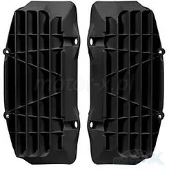 Osłony wlotów chłodnicy, kratki, czarne, Racetech GRKTMNR0017