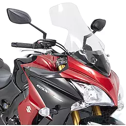 Szyba czołowa, transparentna, 59x35cm, Kappa, KD3110ST, Suzuki GSX S 1000 F / GSX S 1000