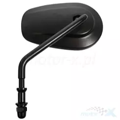 Lusterko uniwersalne lewe, czarny mat, Biketec BTMIRHDB103L Harley Davidson