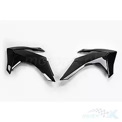 Osłony chłodnicy czarne UFO Plast Honda CRF 230 15-21