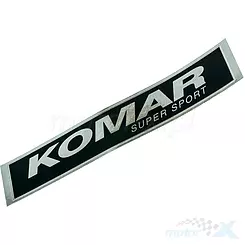 Naklejka KOMAR/ROMET metalizowana