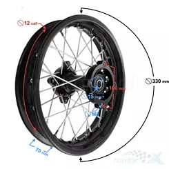 Felga tylna Barton CRF 50