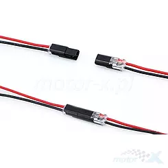Kostka elektryczna, złączna, 2 piny, 1 sztuka (do połączenia potrzebne 2 sztuki) WM Motor