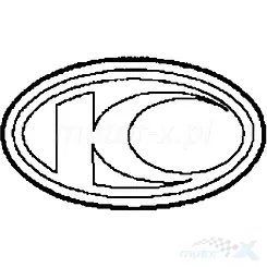 Naklejka emblemat Kymco logo Kymco DT X360