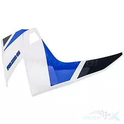 Osłona przednia boczna prawa biało-niebieska Zipp Pro XT RS 125