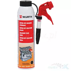 Silikon klejąco uszczelniający czarny -60 do 260 °C Wurth RTV 200ml