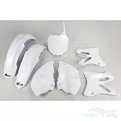 Zestaw osłon nadwozia białe UFO Plast Yamaha YZ 125 / 250 02-05