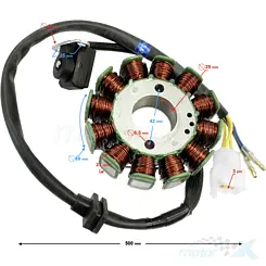 Stator iskrownik, stojan alternatora, Barton Naked 50