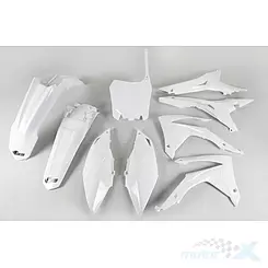 Zestaw osłon nadwozia biały UFO Plast Honda CRF 250 R / 450 R 13-17