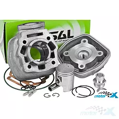 Cylinder kompletny z głowicą  Airsal Iron Sport 50cc, Aprilia / Derbi / Gilera 2006-