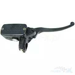 Pompa hamulca prawa z dźwignią, czarna, Junak M16 320 / M20 320
