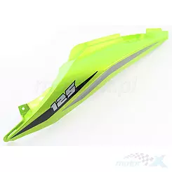 Osłona tylna górna lewa zielona fluo z naklejką 032Z Benelli BN 125 2020