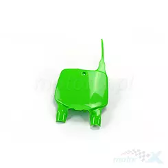 Tablica na numer startowy zielona UFO Plast Kawasaki KX 125 / 250 / 500 96-02