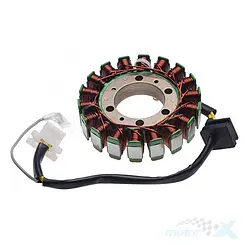Stator iskrownik, stojan alternatora, WM Motor, Kawasaki GPZ400R / FX400R / GPX500R / GPX600R / GPZ600R / Ninja 600 / Eliminator 400
