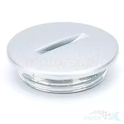Korek kontrolny pokrywy sinlika lewej, duży, UM Zongshen 125 4T LC