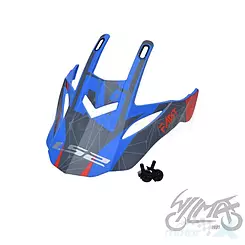 Daszek kasku mx437 evo alpha blue