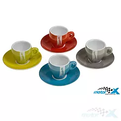 Filiżanki do espresso Vespa, zestaw 4szt