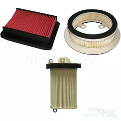 Zestaw filtrów powietrza, 3 sztuki, Meiwa, Y4201, Y4202, Y4213, Yamaha XP 500 TMAX '08-11'