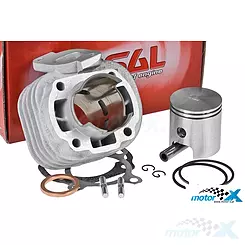 Cylinder kompletny 46.00mm 70cc sworzeń 10mm nicasil Airsal Sport 1PE40QMB 2T Minarelli CY horiz. AC