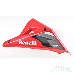 Osłona silnika dolna prawa, pług, czerwona Benelli BN 251
