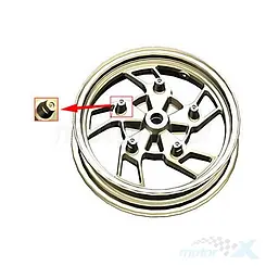 Felga tylna 3.75x14", aluminiowa, Zontes 350D / 350M / 350E