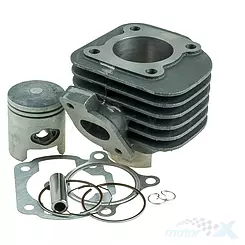 Cylinder kompletny 44.00mm 60cc żeliwo sworzeń 12mm 1E40QMB/QMA 50 2T AC CPI / Keeway