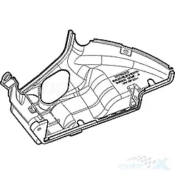Osłona cylindra górna Kymco Skytown 125