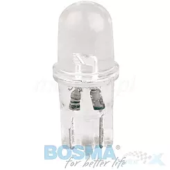 Żarówka W2.1x9.5d 12V LED T10 zielona BOSMA BLISTER