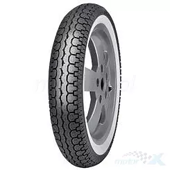 Opona do skutera Mitas 3.50-10 B 14 51J TT WWW (BIAŁY BOK) przód/tył